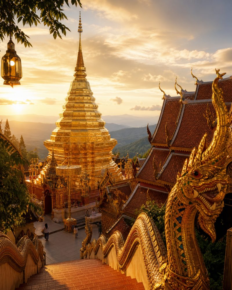 Temple-appropriate clothing in Thailand